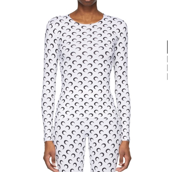 Marine Serre Tops - Marine see “borderline” shirt